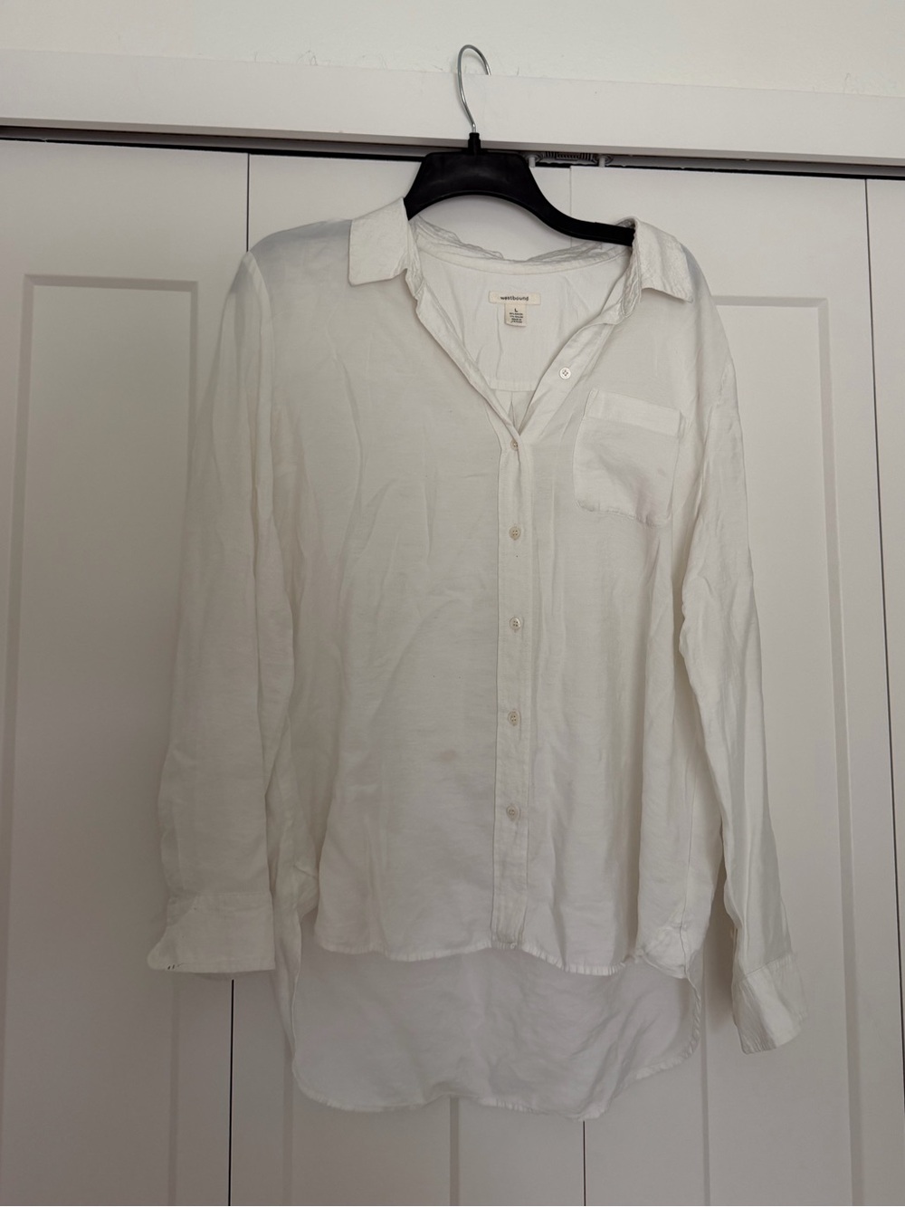 Westbound Cream Button-Up Top